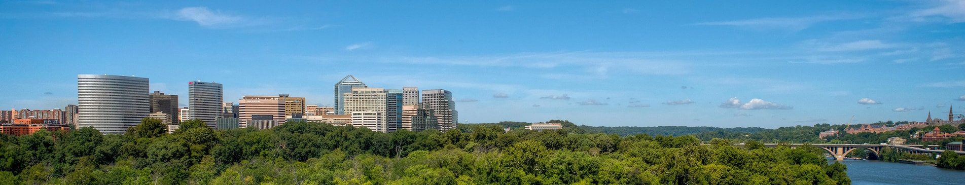 panoramic view of arlington county