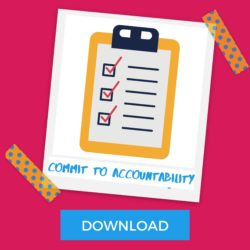 Commit to Accountability Graphic
